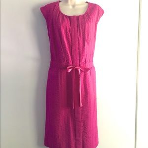 Tommy Hilfiger fuchsia sear sucker cotton dress